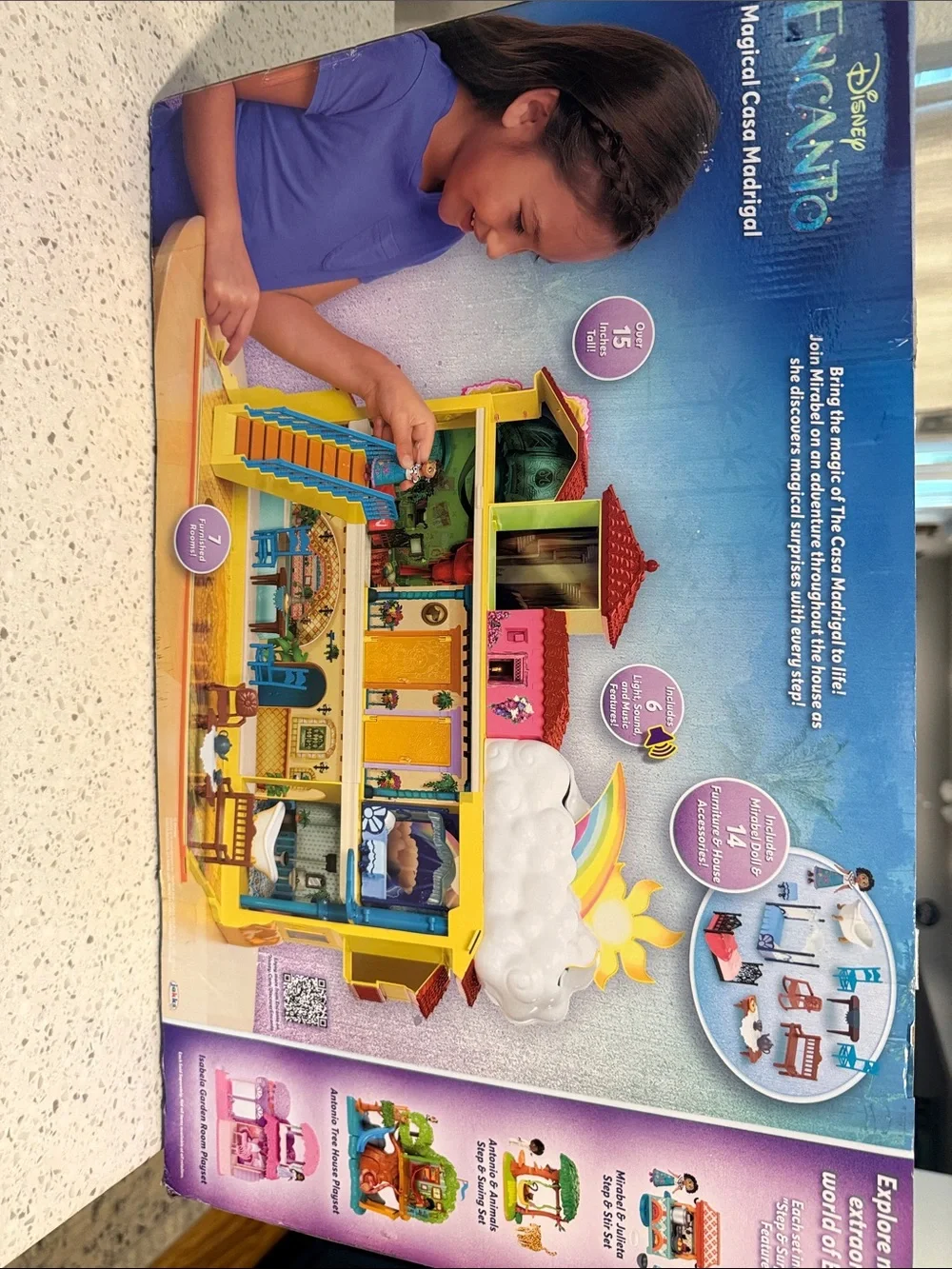 Disney Encanto Casa Madrigal Play Home - Yellow, Pink, Blue, Red